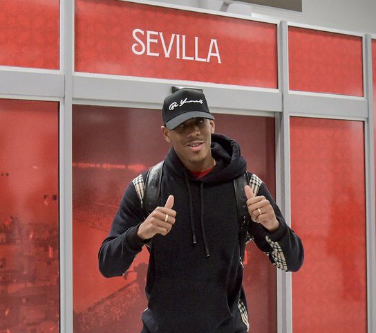 Martial at Seville airport
