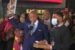 Mayor Eric Adams being sworn in at Times Square New York