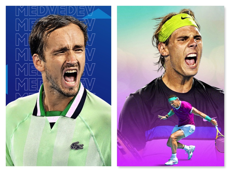 Medvedev v Nadal in Australian Open final