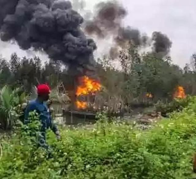 Obinna Anyanwu supervised destruction of illegal oil depots