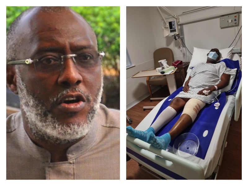 Olisa Metuh in hospital