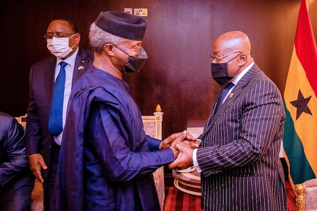 Updated: Osinbajo Lands In Accra For ECOWAS - P.M. News