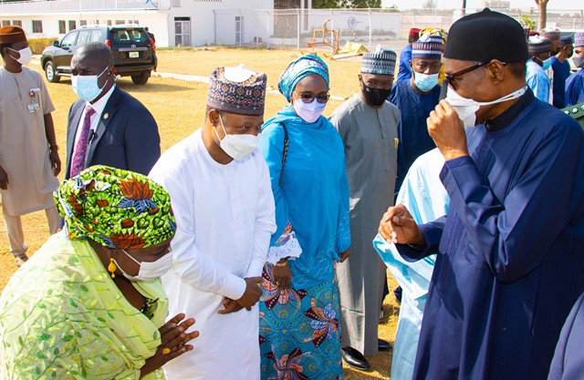 Buhari, shortly before leaving Kaduna