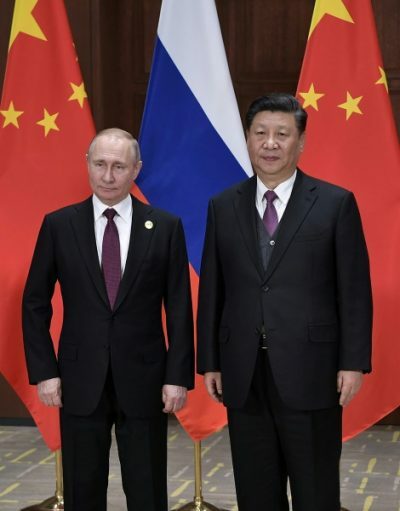Putin and Xi in Moscow on Wednesday