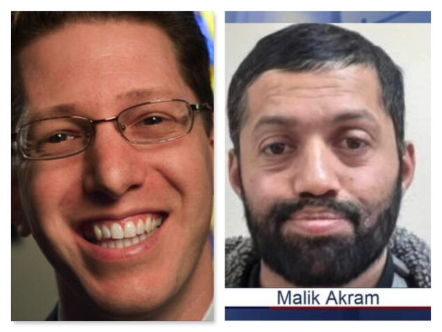Rabbi Charlie Cytron-Walker and hostage taker Malik Faisal Akram