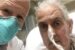 Receiver of the pig heart David Bennett and Dr Bartley Grifith. Photo ITV