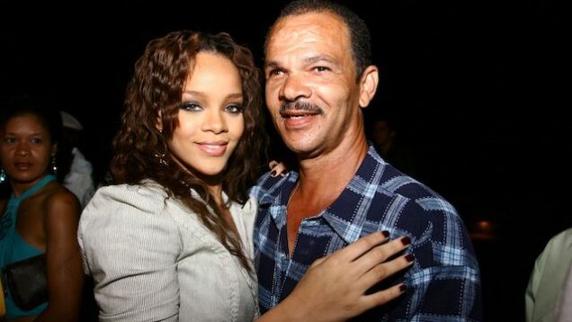 Rihanna and her dad Ronald Fenty