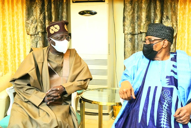 Tinubu and IBB in Minna