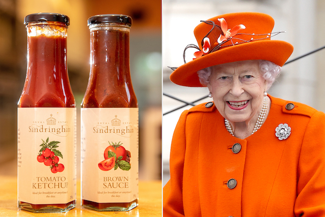 Sandringham ketchup. Photo Combo credit: People