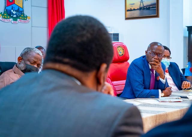Sanwo-olu meets Shangisha Landlords Association