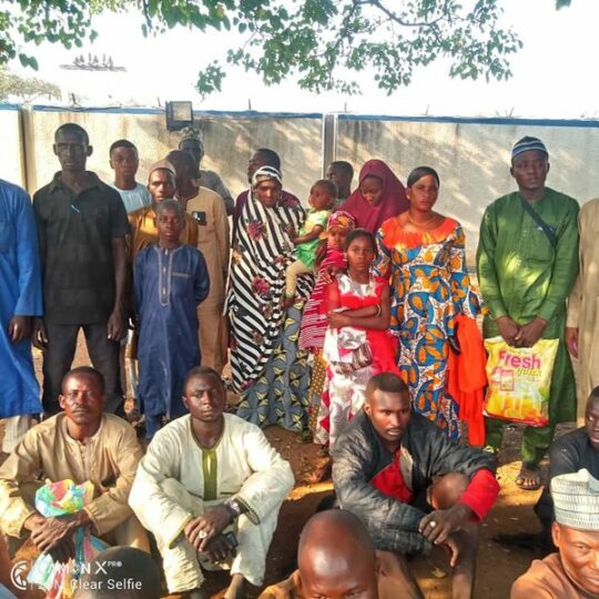Some of the kidnapped victims rescued by NAF Special Forces