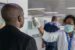 Testing for COVID-19 at the airport in Lagos