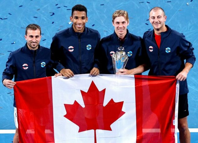 The Canadian team win ATP Cup