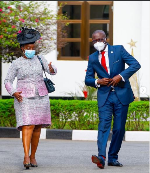 Gov. Babajide Sanwo-Olu and his wife, Dr. Ibijoke Sanwo-Olu