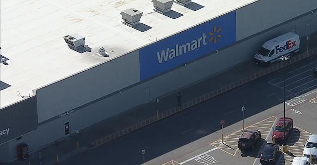 The Walmart store parking lot where the shooting by two year-old child took place