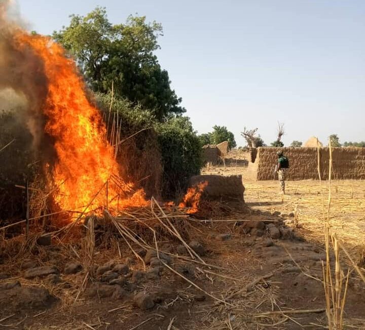 Boko Haram's camp set ablaze