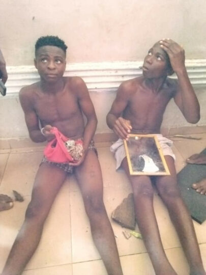 Two teenagers caught allegedly trying to use 14-year-old girl for rituals in Bayelsa