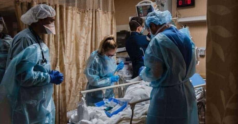 UK COVID-19 medics at work