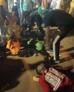 Victims of the stampede outside Olembe Stadium in Yaounde Cameroon