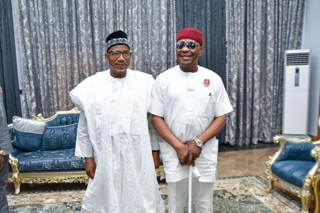 Governor Nyesom Wike and his Bauchi State counterpart, Bala Mohammed