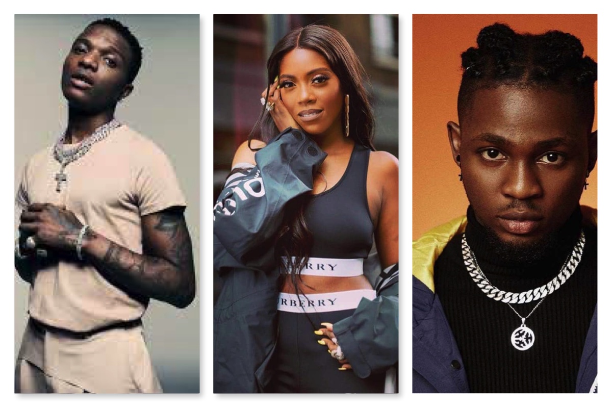 Wizkid, Tiwa Savage, Omah Lay