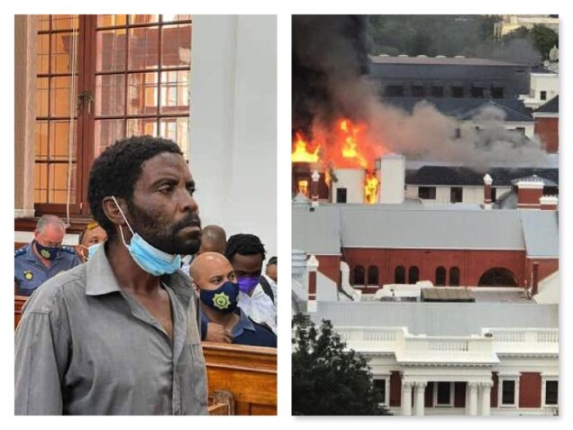Zandile Christmas Mafe confesses setting South African Parliament ablaze