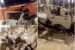 The vehicles involved in the Bauchi accident