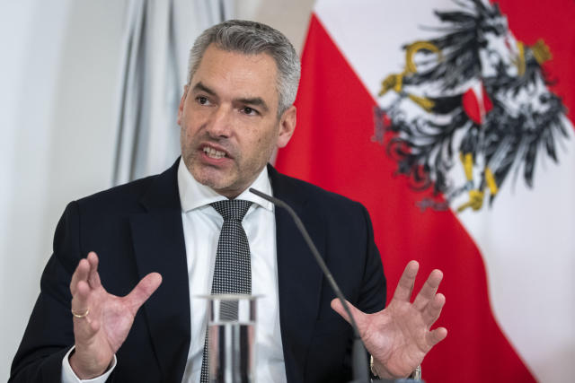 Austrian Chancellor Karl Nehammer