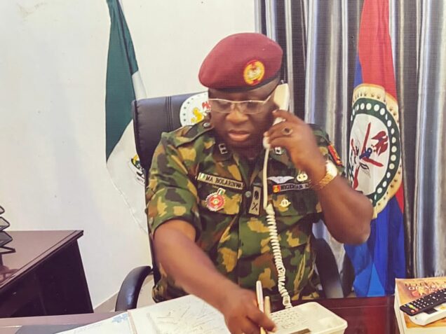 Bolarinwa Oluwasegun, a fake Army General