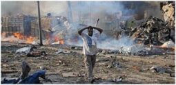 the havoc the explosion caused in Ghana
