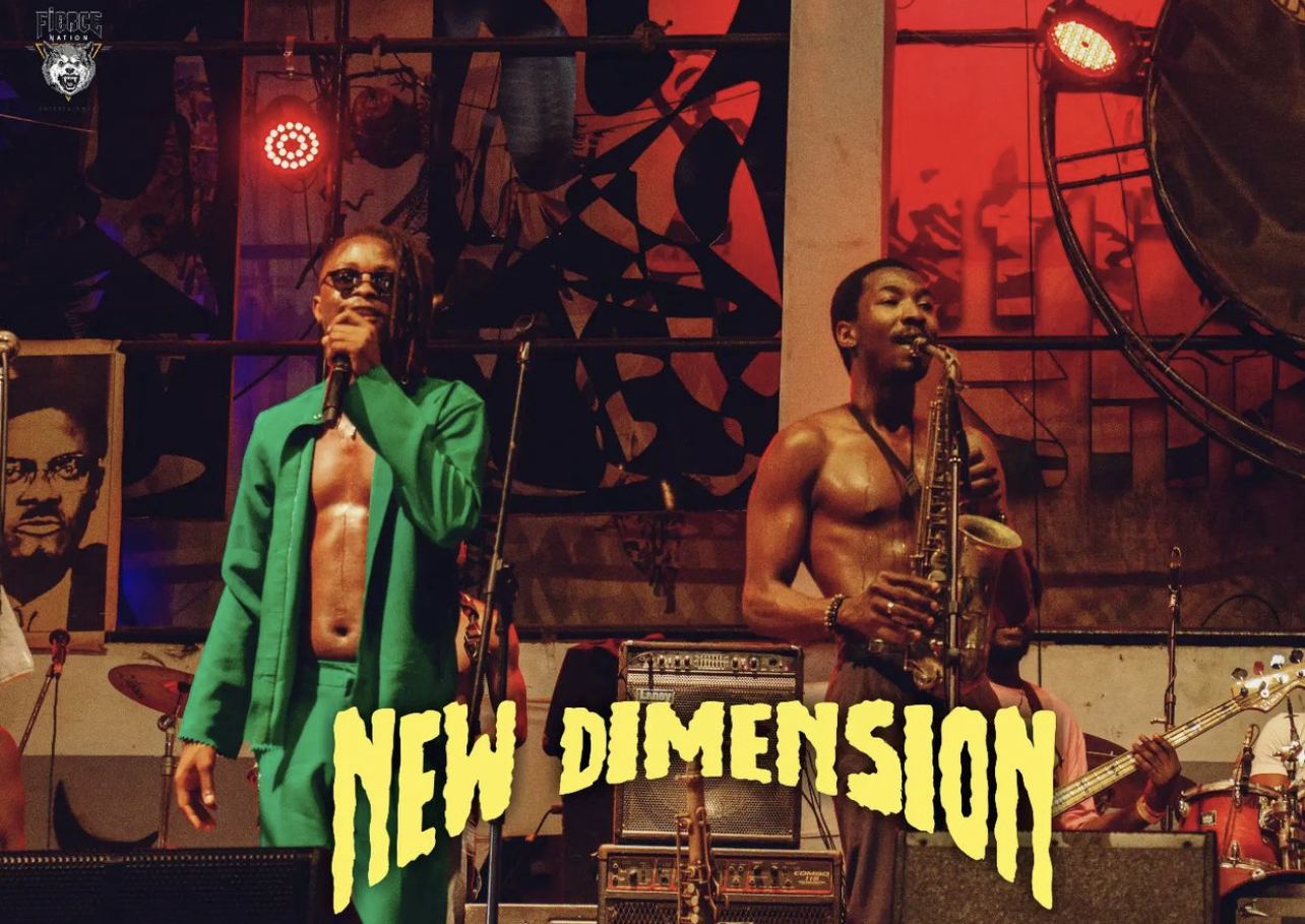 Laycon and Made Kuti in "New Dimension"