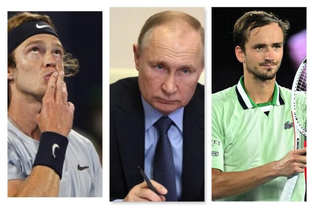 Andrey Rublev and Medvedev with Putin- the tennis stars want peace