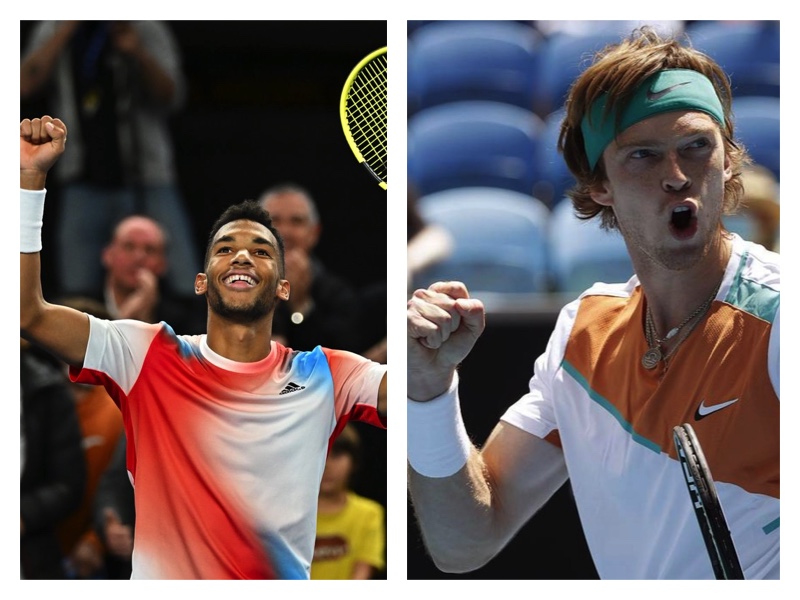 Auger-Aliassime v Andrey Rublev in Marseille