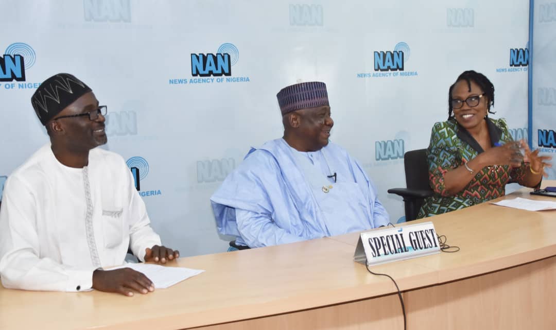 Dasuki Arabi, middle, Director-General, Bureau of Public Service Reforms (BPSR)