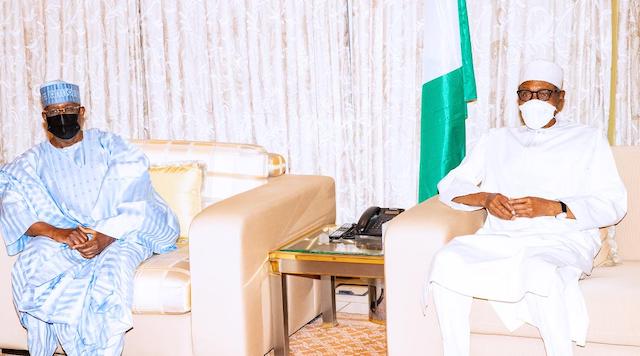 Buhari with Indimi