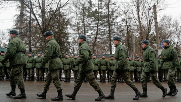 Cadets of Ukraine’s rebel republic of Donetsk mobilise for war