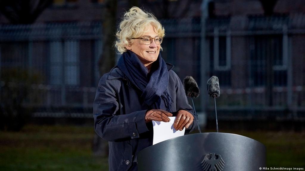 German Defence Minister Christine Lambrecht