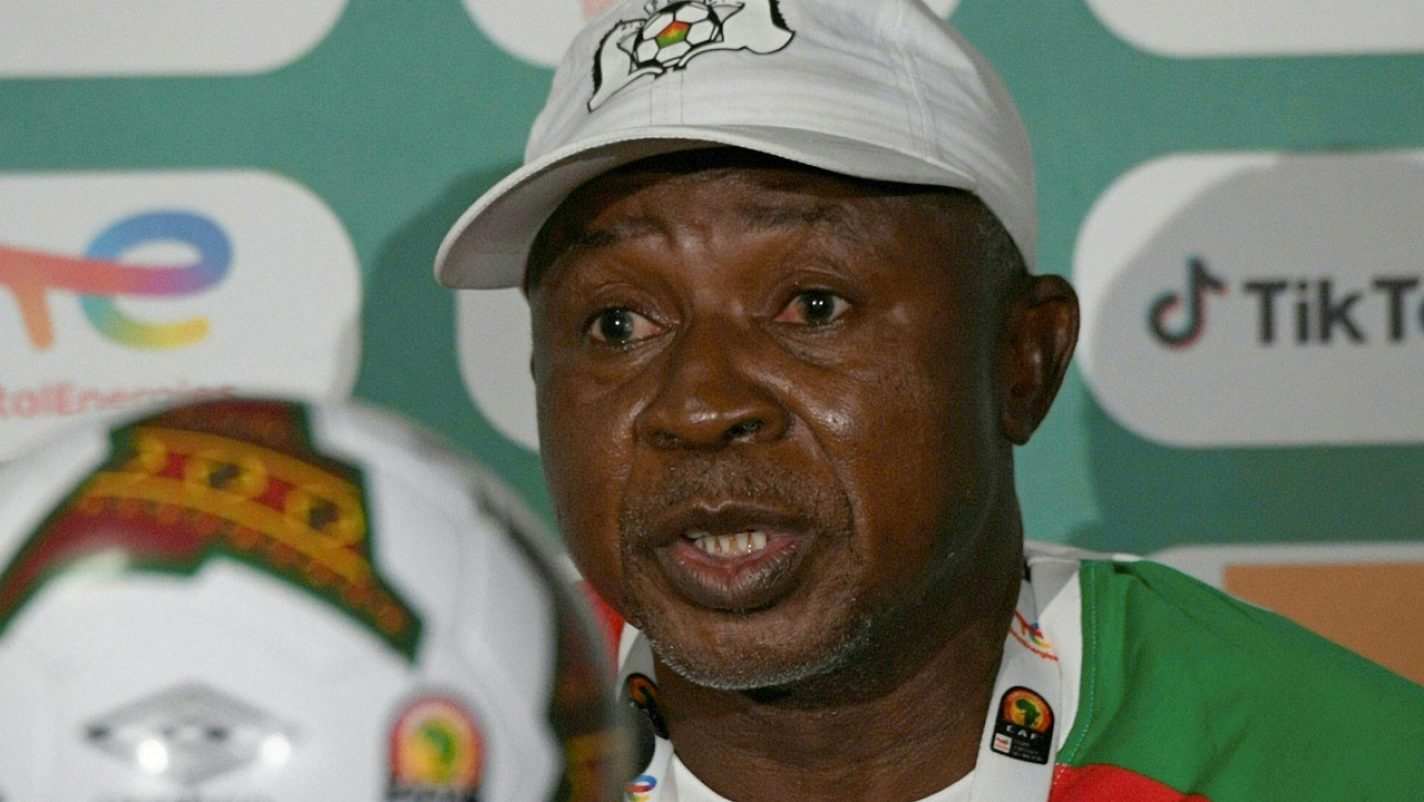 Coach Kamou Malo of Burkina Faso