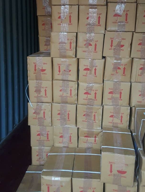 Some of the seized Codeine