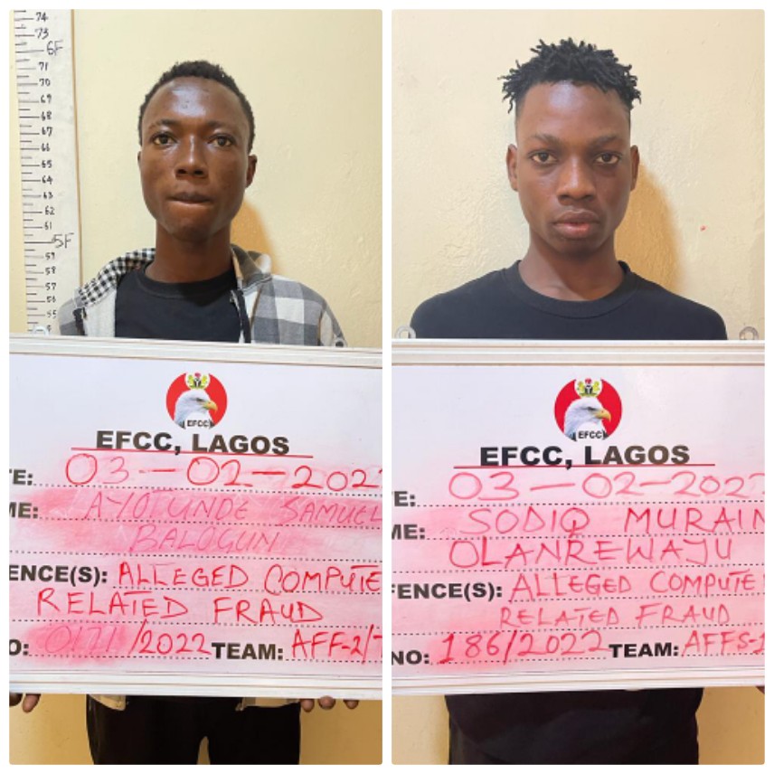 Court sends Balogun, Olarenwaju to Ikoyi prison