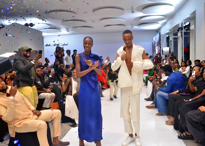 Ana Campos, a Rwandan and Nziza Ken, an Angolan both winners of Future Face Africa model talent search competition held at Eko Hotels and Tours, Lagos, Nigeria at the weekend.