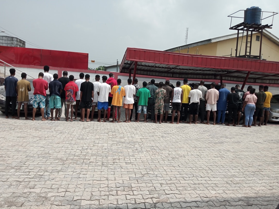 EFCC lists names of 42 fraudsters nabbed in Asaba