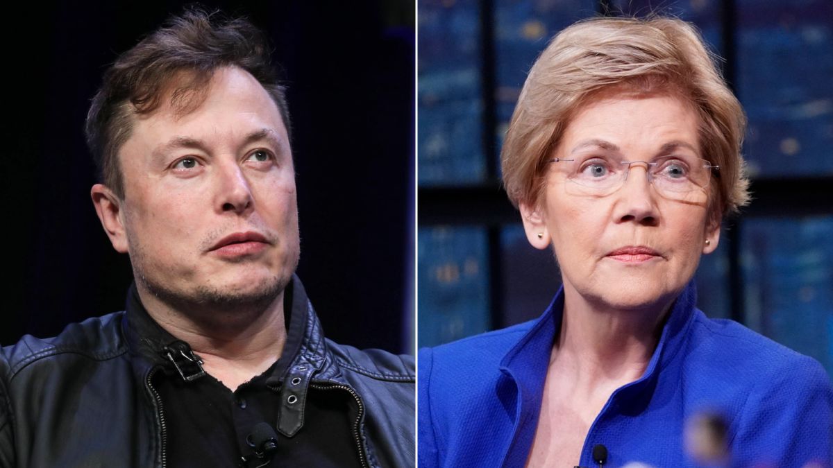 Elon Musk and Senator Elizabeth Warren