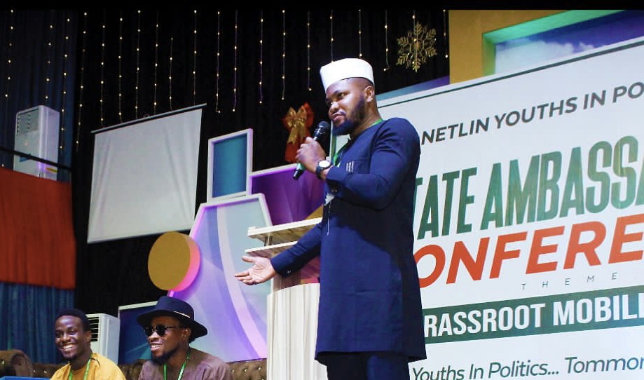 Mike Premium at NETLIN Ambassadors Conference in Lagos, Nigeria