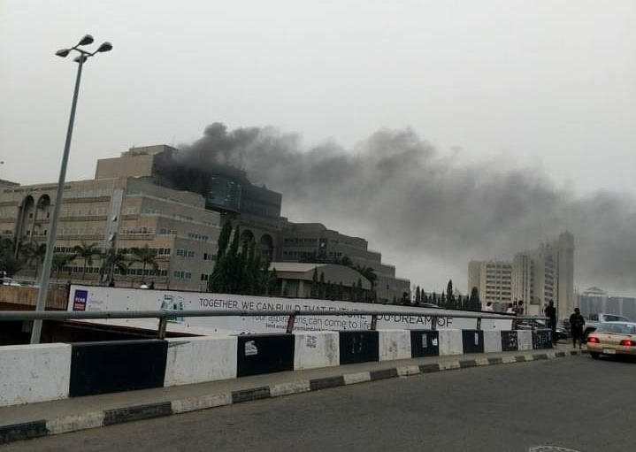 Finance Ministry on fire