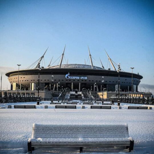 Gazprom Arena in St. Petersburg  Russia will no longer host UCL final in May