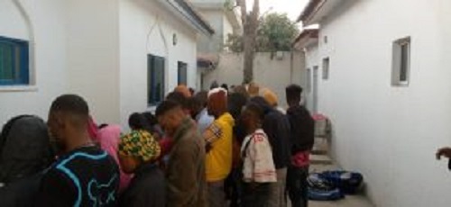 Victims of human trafficking rescued by Kano Command of NAPTIP at Maiadua border in Katsina State.