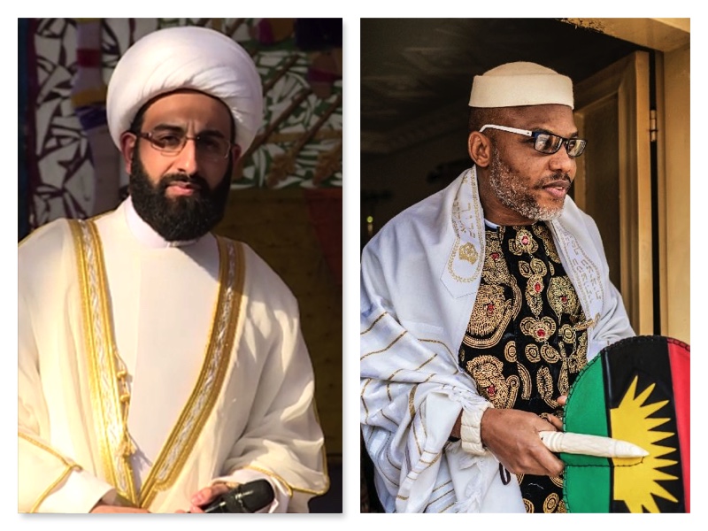 Imam Tawhidi and IPOB leader Nnamdi Kanu