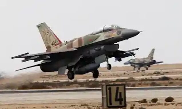 Israeli fighter plane flies over Beirut