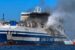 Italian-flagged Euroferry Olympic gutted by fire